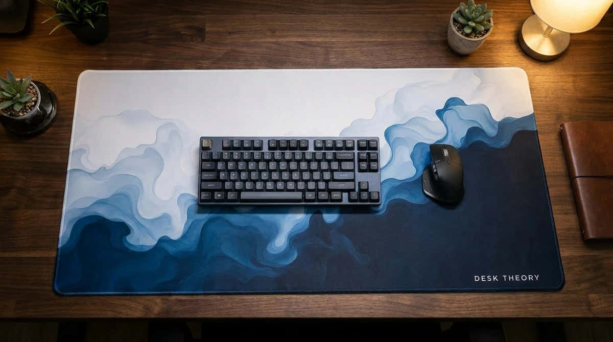 Blue Wave full flat-lay artwork