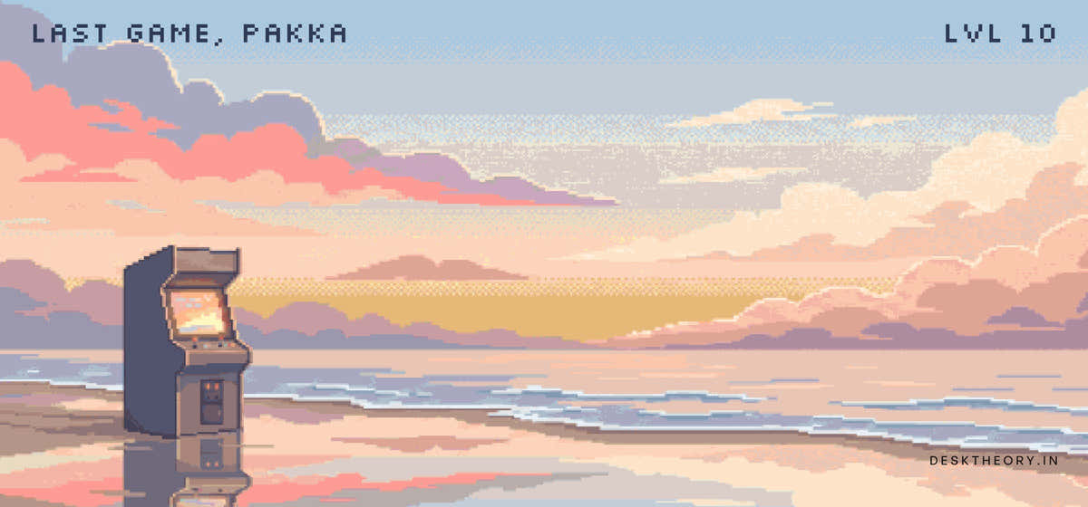 Last Game, Pakka full flat-lay artwork