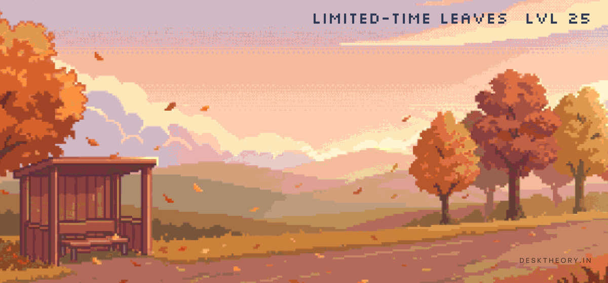 Limited-Time Leaves full flat-lay artwork