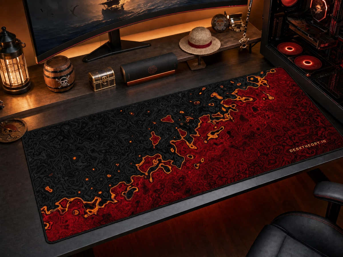 Molten Rift desk mat