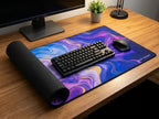 Neon Marble unrolled flex and lay-flat detail
