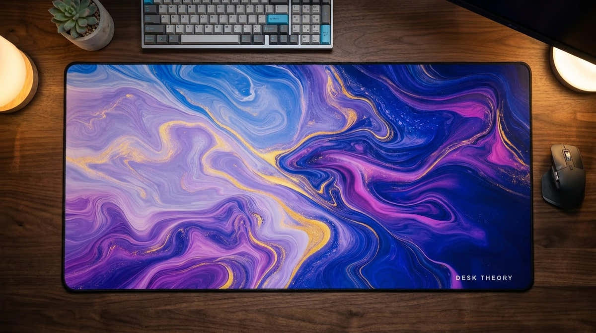 Neon Marble full flat-lay artwork